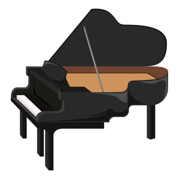 Grand Piano Jazz Instrument Icon — Stockvector