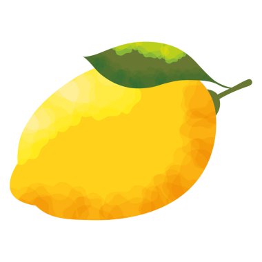 fresh lemon fruit healthy icon