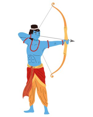 lord sri rama with arrow