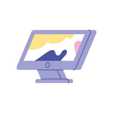 masaüstü bilgisayar teknolojisi aygıtı simgesi