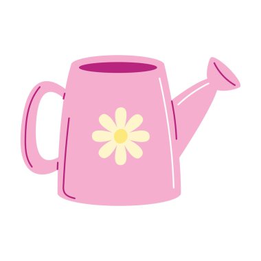 pink gardening sprinkler tool icon