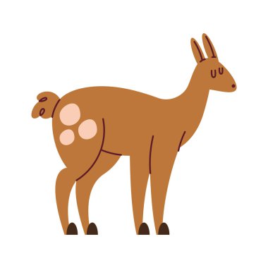 cute fawn wild animal character