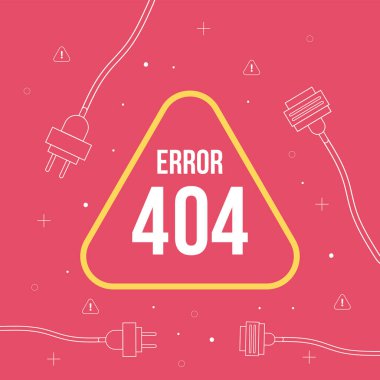 404 error in triangle signal icon