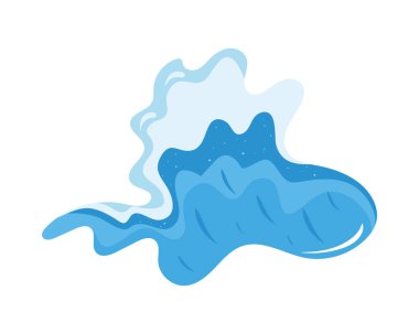 marine saltwater wave isolated icon