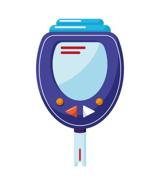 glucometer medical device measure icon