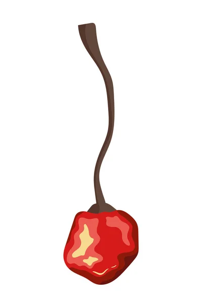 Pimento Chilli Pepper Vegetable Icon — Stock Vector