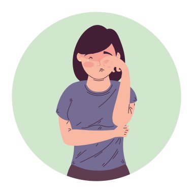 Ağlayan kadın karakteri.