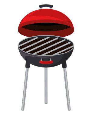 bbq fırın açık ekipman simgesi