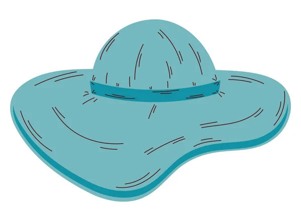 Γυναικείο Τουριστικό Καπέλο Αξεσουάρ Εικονίδιο — Διανυσματικό Αρχείο