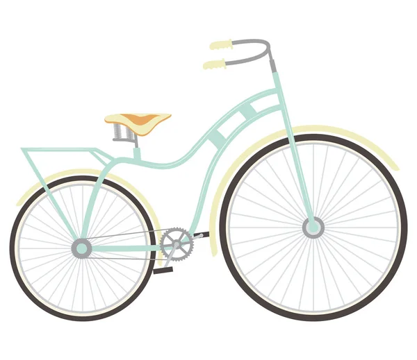 Icône Vélo Vert Jaune — Image vectorielle