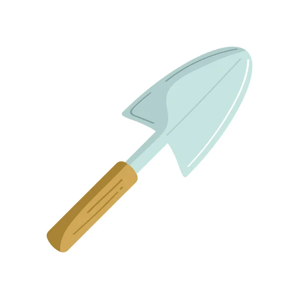 Spatel Gartenwerkzeug Griff Symbol — Stockvektor