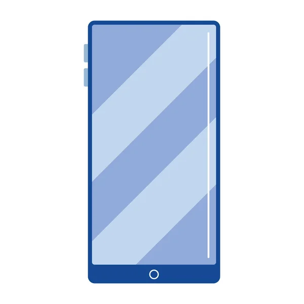 Ícone Tecnologia Dispositivo Smartphone Azul — Vetor de Stock