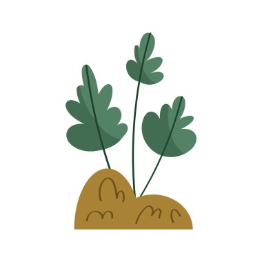 bitki bahçesi doğası izole edilmiş ikon