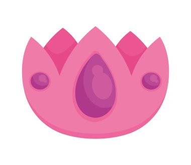 Pembe nilüfer çiçeği doğa ikonu