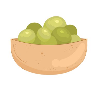 Kase ikonunda yeşil zeytin tohumları