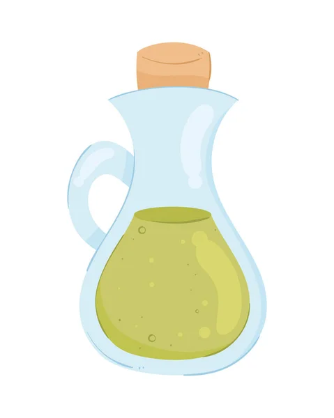 Olive Oil Jar Pot Icon — Stock Vector