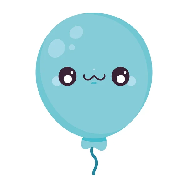 气球氦气Kawaii风格图标 — 图库矢量图片