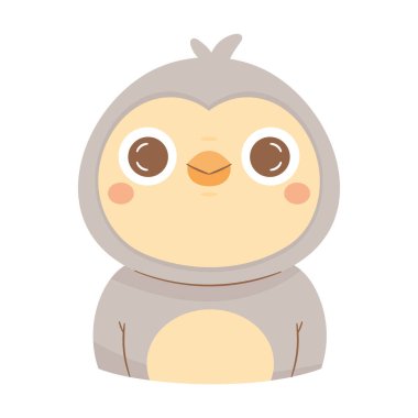 Sevimli kuş hayvan tapılası karakter