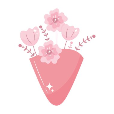 çiçek buketi romantik hediye simgesi