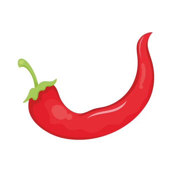 Papryka Chili Gorące Warzywa Ikona — Wektor stockowy