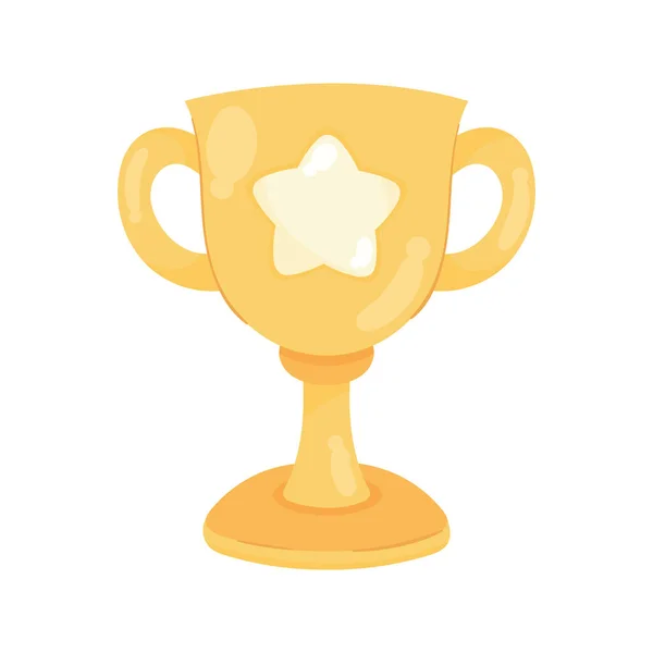 Нагорода Кубку Трофею Зіркою — стоковий вектор