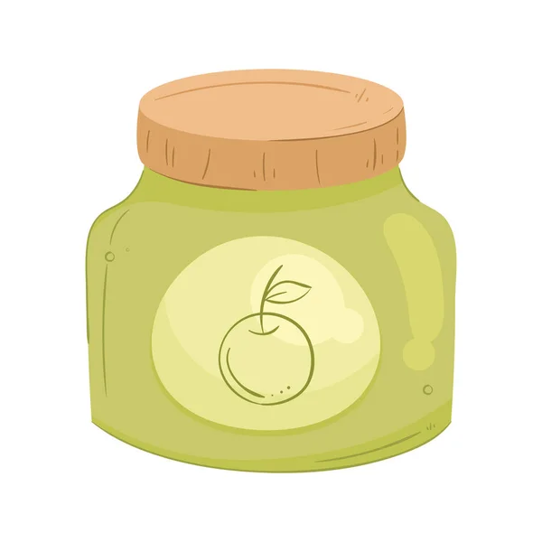 Semi Olive Vaso — Vettoriale Stock