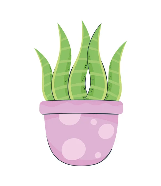 Plante Intérieur Pot Violet Icône — Image vectorielle
