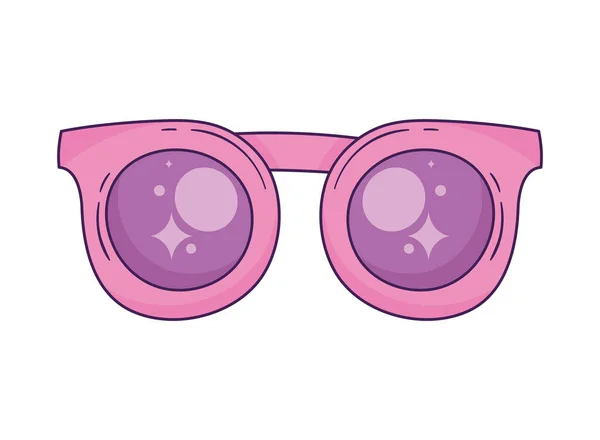 粉色夏季太阳镜配件图标 — 图库矢量图片