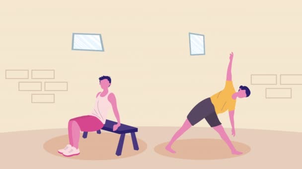 운동을 비디오 애니메이션 — 비디오