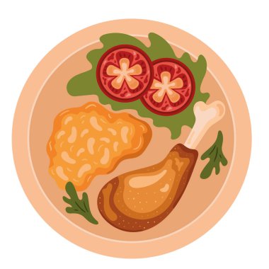 Koyun eti Müslüman yemek ikonu