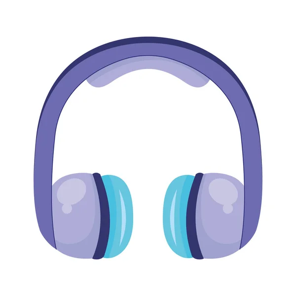 耳机音频设备技术图标 — 图库矢量图片