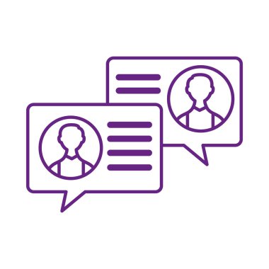 eğitim ve iletişim simgesi izole edildi