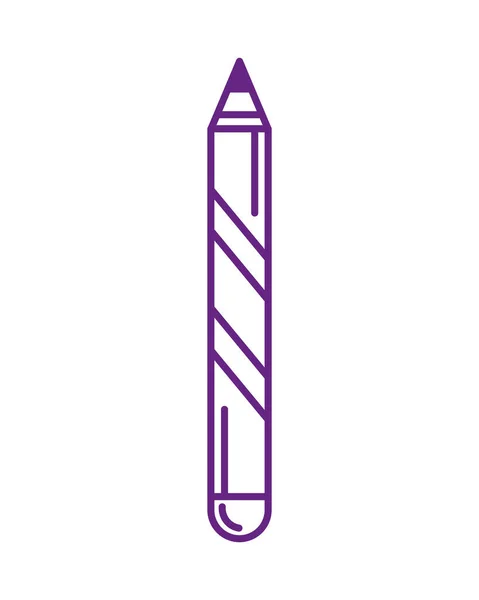 Lápiz Escribir Icono Diseño Aislado — Vector de stock