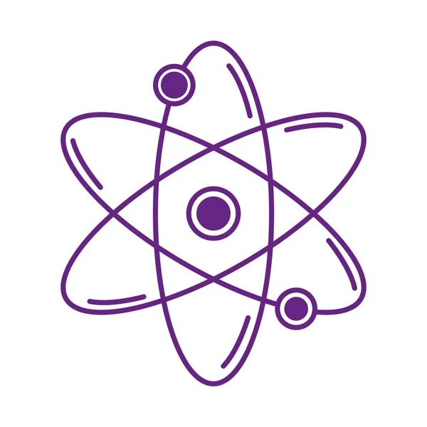 Science Atom Education Icon Isolated — Stock Vector