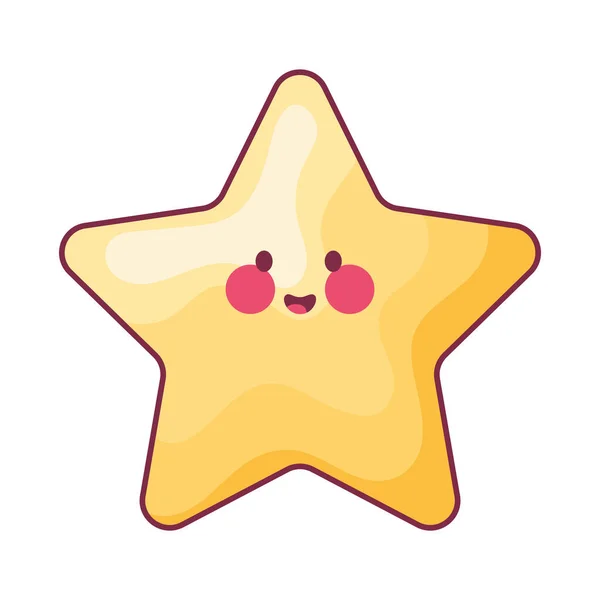 Символ Веселой Жёлтой Звезды — стоковый вектор