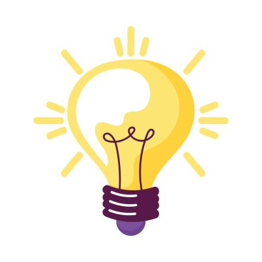 Parlayan ampul simgesi izole edildi