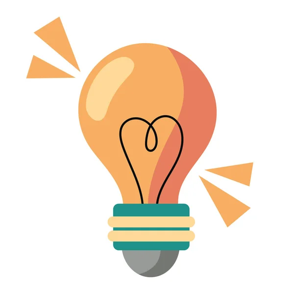 Bright Ideas Creativity Innovation Icon Isolated — Stock Vector