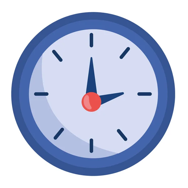 Moderne Klok Deadline Countdown Pictogram Geïsoleerd — Stockvector