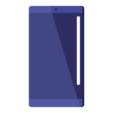 Modern akıllı telefon teknolojisi simgesi izole edildi