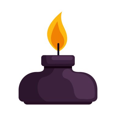 Kullan at laboratuvar ekipmanı simgesi izole edildi