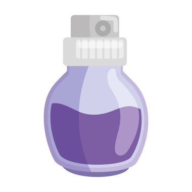 Kozmetik şişe modelleme simgesi izole