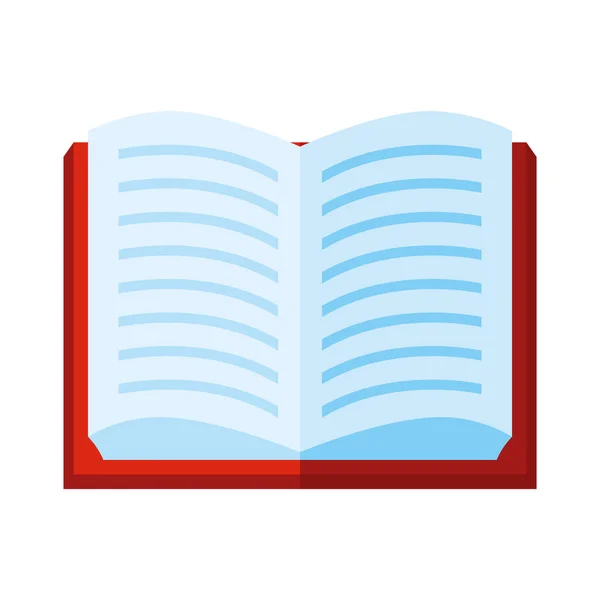 Tanulás Oktatás Olvasás Tankönyv Ikon Elszigetelt — Stock Vector