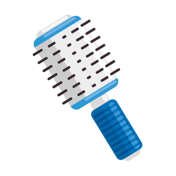 Hair Brush Beauty Icon Isolated — Stock Vector