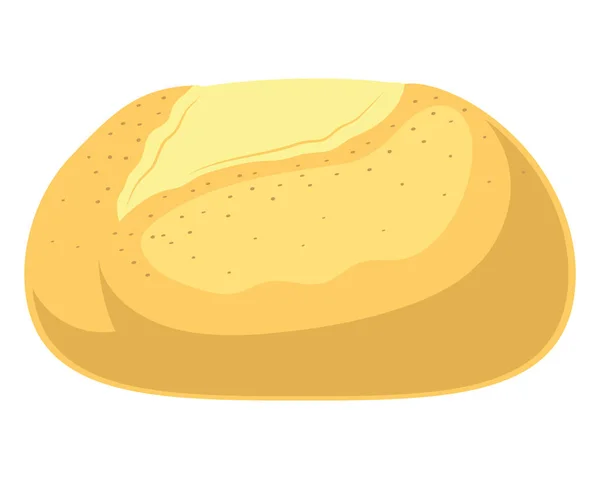 การออกแบบขนมป งสดเหน ขาว — ภาพเวกเตอร์สต็อก