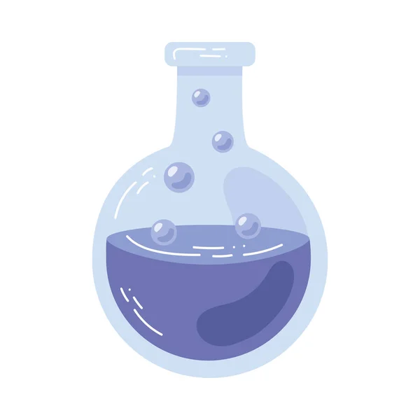 Purple Flask Design White — Stock Vector