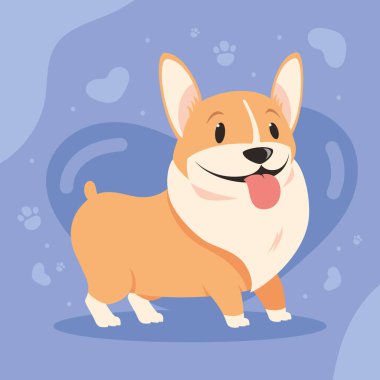 indog pet mascot domestic icon