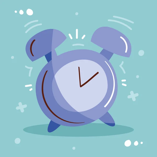 Alarm Clock Time Device Icon — 스톡 벡터