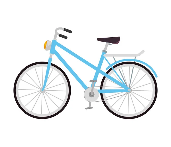 Bicicleta Simboliza Estilo Vida Saludable Aventura Icono Aislado — Vector de stock