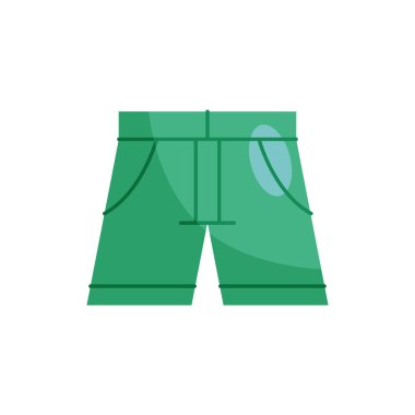 yeşil erkek şortu giysi simgesi