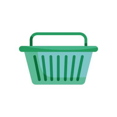 shopping basket market isolated icon